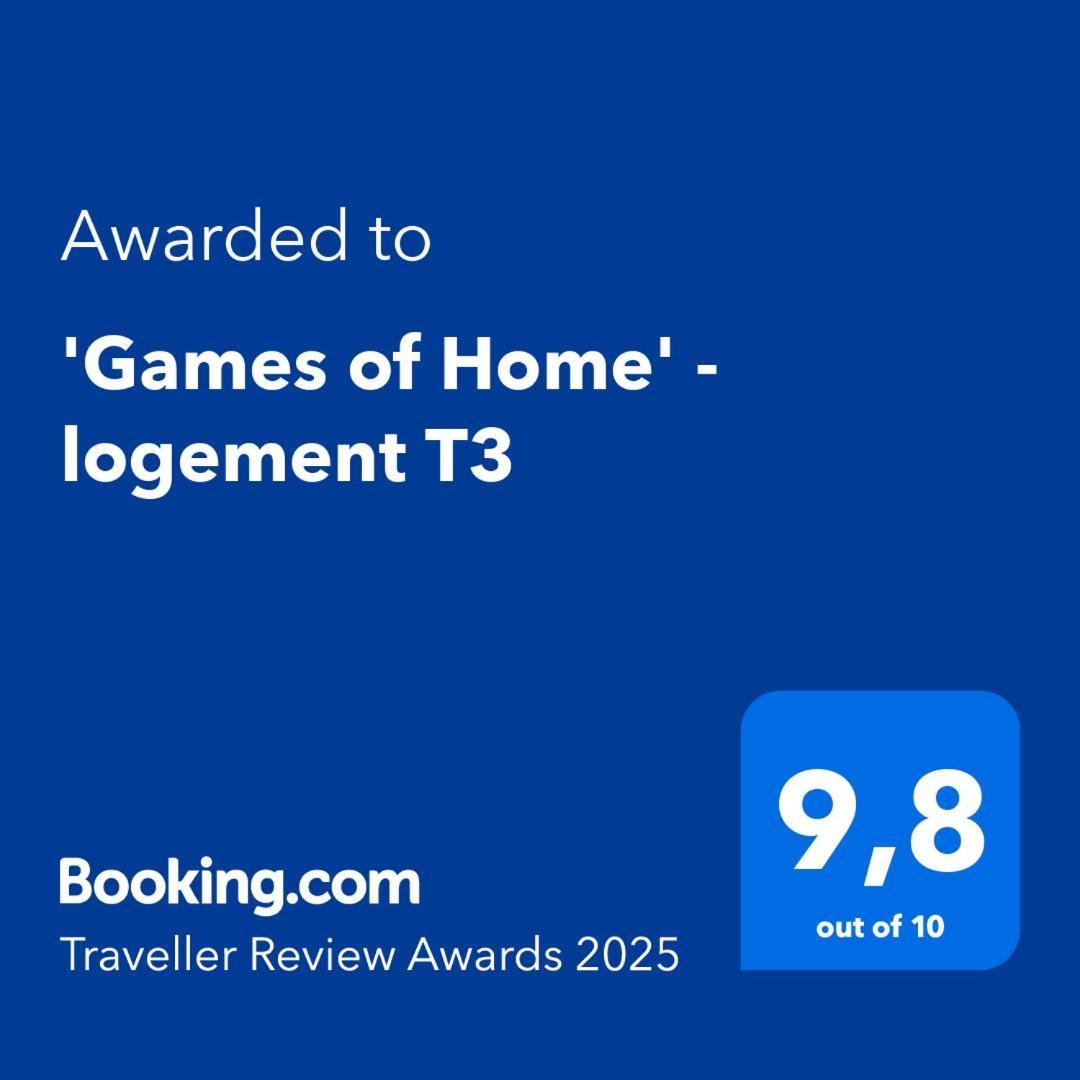 'Games Of Home' - Logement T3 생테그레브 외부 사진